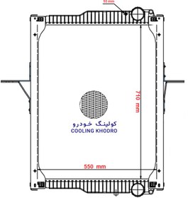 تصویر رادیاتور رنو میدلام 280 "(MIDLAM 280)RENAULT" 