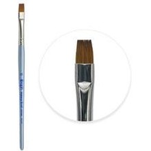 تصویر قلم کاشت ناخن گراف موی طبیعی سر تخت گراف GRAPH شماره 8 قلم مو مدل قلم موی 8 تخت گراف ا Graph 8 Flat Brush