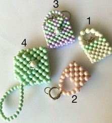 تصویر نام محصول : آویز مرواریدی طرح کیف 