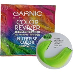 تصویر شامپو رنگ ساشه ای گارنیک فسفری 6.33 Garnic 