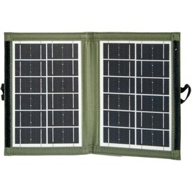 تصویر پنل خورشیدی مخصوص کوله پشتی سی کلمپ مدل CL-670 Solar panel for CL-670 C clamp backpack