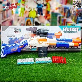 تصویر تفنگ وینچستر و شاتگان پوکه پران اسباب بازی تیر فومی با دوربین Shoot gun XH9992 