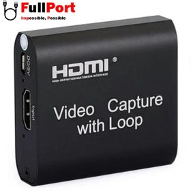 تصویر کارت کپچر HDMI کی نت مدل K-COHDCAP0 K-NET K-COHDCAP01 HDMI Capture Card