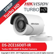 تصویر دوربین بولت 2 مگاپیکسل هایک ویژن مدل DS-2CE16D0T-IR Hikvision DS-2CE16D0T-IR 2.0 MP HD1080P IR Bullet Camera