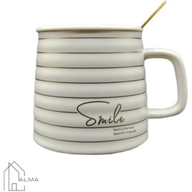 تصویر ماگ سرامیکی smile کلاسیک 