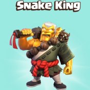 تصویر اسکین پادشاه مار Snake KING کلش اف کلنز 