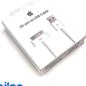 تصویر کابل شارژ اصلی آیفون 4 و 4s مدل Apple 30 Pin to USB Cable 