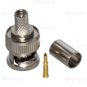 تصویر فیش بی ان سی پرسی REFACO BNC RG59 Male Crimping Type RF2072-0.8 