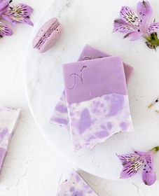 تصویر صابون گیاهی اسطوخودوس یا لوندر Lavender herbal soap