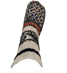 تصویر جوراب کاموایی دستباف ساقدار کد 402 سایز 42-44 