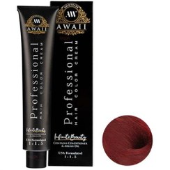 تصویر رنگ مو آوایی شماره 66-7 (810-7) حجم 120 میل رنگ آلبالویی روشن 