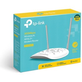 تصویر مودم روتر ADSL2 Plus بی‌سیم N300 تی پی-لینک مدل TD-W8961N_V1 TP-LINK TD-W8961N_V1 ADSL2 Plus Wireless N300 Modem Router