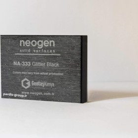 تصویر کورین نئوژن کد NA-333 glitter black NEOGEN NA-333 glitter black