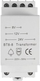 تصویر ترانس کاهنده 8-12-24 ولت مدل (Evolution BT8-8 Bell Transformator) 