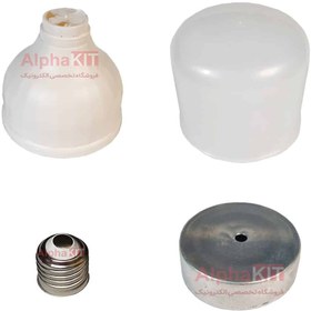 تصویر لامپ LED ۲۰ وات با هیت سینک آلومینیومی و سرپیچ E27 