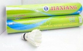 تصویر توپ بدمینتون پر سفید - کد 2139397 