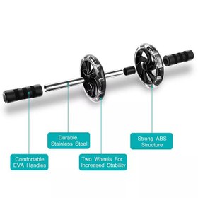 تصویر چرخ تمرین شکم مدل AB ROLLER 