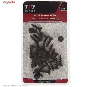 تصویر مجموعه 30 عددی پیچ ام دی اف تی پی تی مدل SC-1602 TPT SC-1602 MDF Screw Pack Of 30 PCS