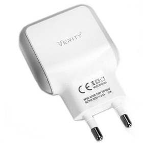 تصویر شارژر دیواری Verity AP 2111 + کابل میکرو یو اس بی Verity AP 2111 2Port Wall Charger With MicroUSB Cable