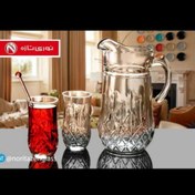 تصویر پارچ و ليوان ليونا کادو نوري 4دک 