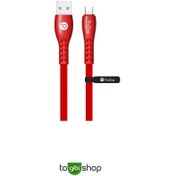 تصویر کابل تبدیل USB به USB-C پرووان مدل PCC255C طول 1 متر کابل تبدیل USB به USB-C پرووان مدل PCC255C طول 1 متر