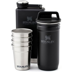 تصویر ست شات و قمقمه کتابی استنلی سری ادونچر مدل The Pre-Party Stanley adventure Pre-Party Shot Glass + Flask