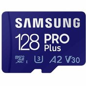 تصویر کارت حافظه سامسونگ PRO PLUS ظرفیت ۱۲۸ گیگابایت UHS-I U3 A2 V30 