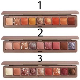 تصویر پالت سایه و کانتور هدی موجی hudamoji fingertip eyeshadow