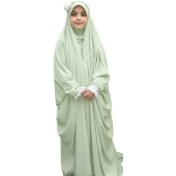 تصویر چادر جشن تکلیف دخترانه مدل بحرینی 