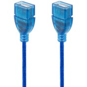 تصویر کابل USB به USB ( دو سر ماده ) دی نت طول 30 سانتی متر D-Net USB Extension Cable 30cm