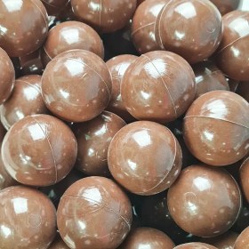 تصویر توپ رنگی بسته 100 تایی رنگ قهوه ای کد P/TPN0100/BR 