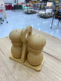 تصویر ست نمکدان بامبو 0098-24 