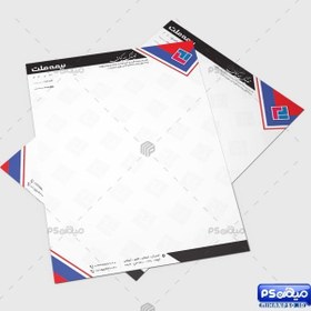 تصویر طرح سربرگ بیمه ملت 