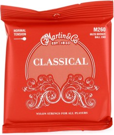 تصویر سیم گیتار مارتین m260 مکزیک ا Martin m260 classic guitar strings Martin m260 classic guitar strings