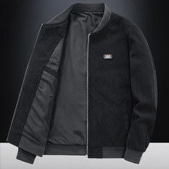 تصویر کاپشن بهاره کبریتی برند جیپ گرید A کد 2198 - مشکی / 4XL 