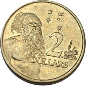 تصویر سکه استرالیا 2 دلار استرالیا ملکه الیزابت 