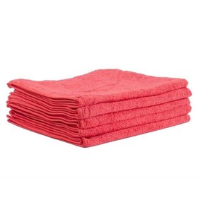 تصویر کیت 5 عددی دستمال نظافت داخل خودرو 40*40 قرمز هامبر مدل Humber Interior Cleaning Microfiber Cloth 5pcs 