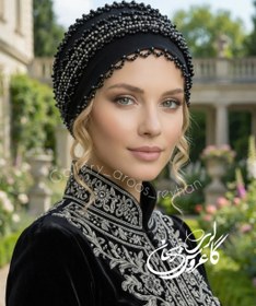 تصویر توربان جواهر دوزی مدل نیوا 