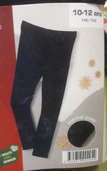 تصویر لگ دخترانه پپرتز رنگ مشکی و سرمه ای سایز ۶ تا ۱۰ سال 