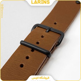 تصویر لارنس | قیمت و خرید بند اپل واچ Leather سری Hammer سایز 42/44/45 میلیمتر _ رنگ Brown 