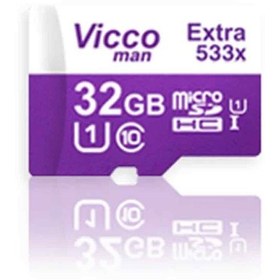 تصویر کارت حافظه 32 گیگ ویکو من مدل Extre 533X microSDHC Extre 533X