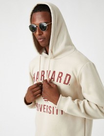 تصویر هودی دارای مجوز هاروارد با طرح چاپی برند Koton Harvard Hoodie Licenced Printed