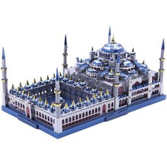 تصویر پازل سه بعدی فلزی Blue Mosque 