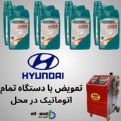 تصویر پکیج ۸ لیتری تعویض روغن گیربکس هیوندای/ادینول XN6 