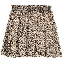 تصویر دامن زنانه حریر پلنگی H&M 