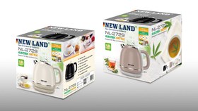 تصویر کتری برقی نیولند مدل (NL-2729GR) - (NL-2729BG)- (NL-2729BL) Newland Electric Kettle Model (NL-2729GR) - (NL-2729BG)- (NL-2729BL)