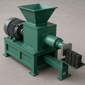 تصویر خط کامل تولید زغال فشرده - خط15اسب 