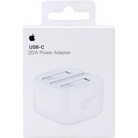 تصویر کلگی APPLE 20W مدل MHJF3B/A ویژگی سرجعبه اپل استور apple 20W USB-C Power Adapter