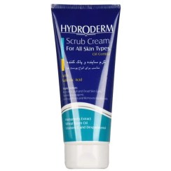 تصویر کرم اسکراب و پاک کننده هیدرودرم مناسب انواع پوست 200 میل Hydroderm Cream Scrub Oil Control All Skin Types 200ml