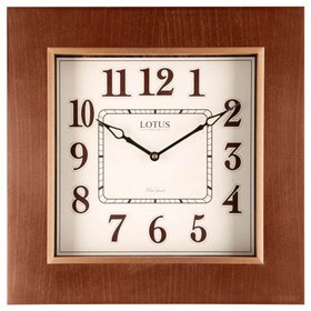 تصویر ساعت دیواری چوبی لوتوس مدل SPRINGFIELD کد W-9913 ا 9913-SPRINGFIELD 9913-SPRINGFIELD
